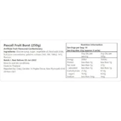 Lolly Scramble -Crazycandies Shop Fruit Burst Ingredients NIP SNYGRYVLM3WJ