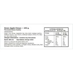 Lolly Scramble -Crazycandies Shop Green Apple Chews Ingredients NIP SNYGRZOAKXRF