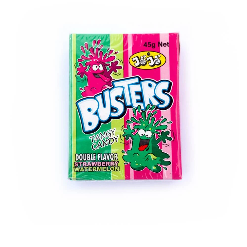 JoJo Busters Tangy Candy - Strawberry & Watermelon (45 G.) 3 JoJo Busters Tangy Candy - Strawberry & Watermelon (45 G.)