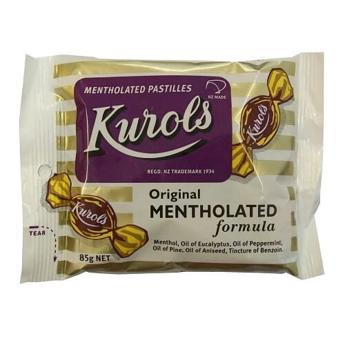Kurols Mentholated Pastilles (85 G.) 3 Kurols Mentholated Pastilles (85 G.)