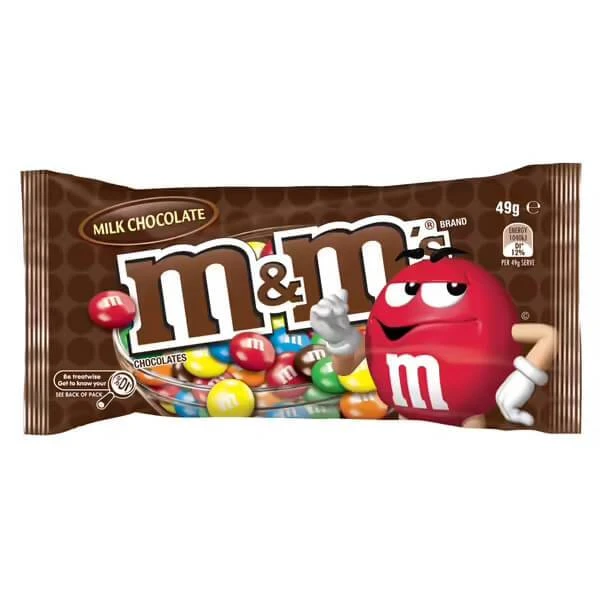 M&M's Milk Chocolate 49 G. Bag 3 M&M's Milk Chocolate 49 G. Bag