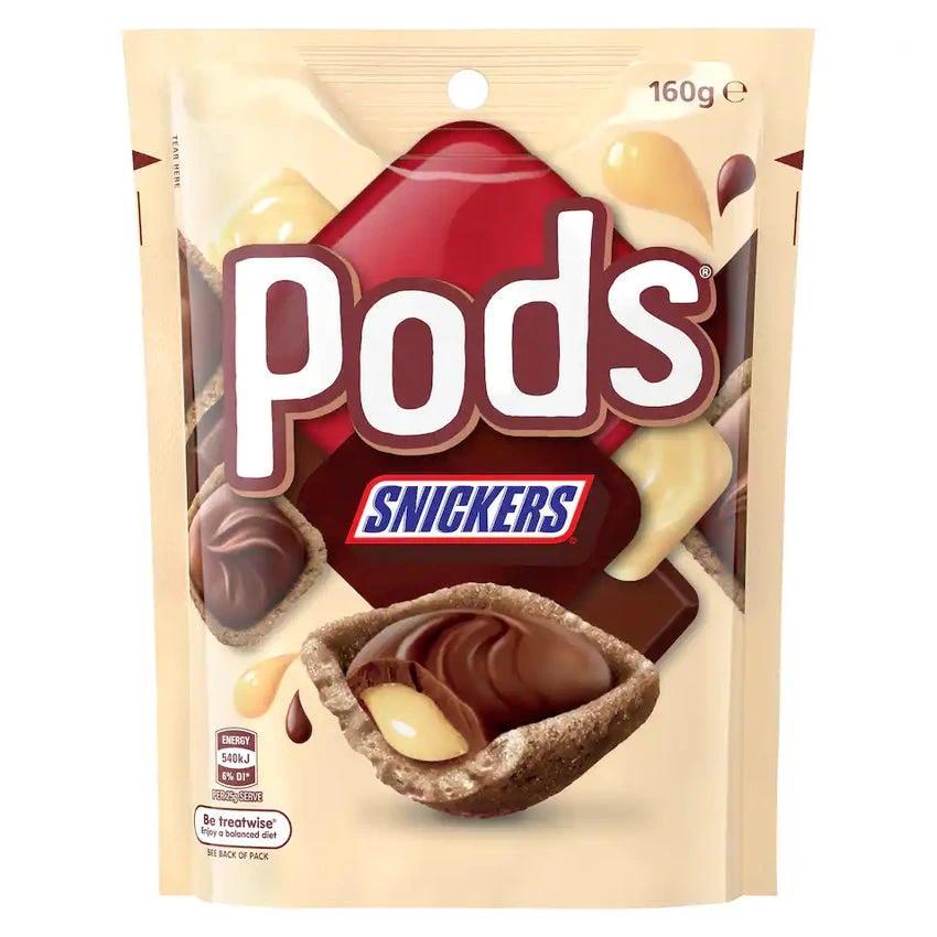 Pods Snickers (160 G.) 3 Pods Snickers (160 G.)