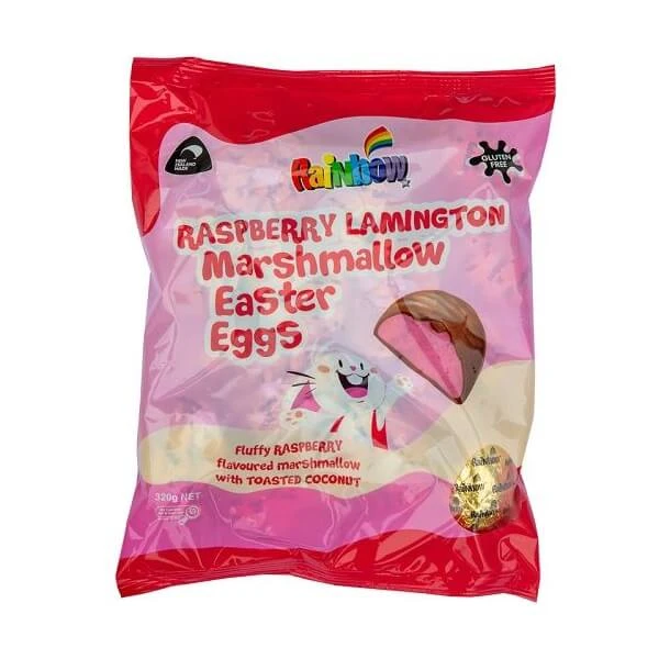 Raspberry Lamington Marshmallow Easter Egg (20 G) 3 Raspberry Lamington Marshmallow Easter Egg (20 G)