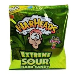Warheads EXTREME Sour Hard Candy (USA) - 28 G.